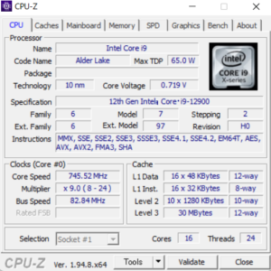 raytrek ZS,写真,分解,増設,パーツ,ブログ,レビュー,口コミ,パーツ,感想,Core i9-12900,CPU性能