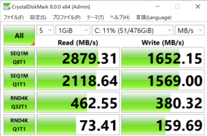 ドスパラ,raytrek A4-A,価格,比較,レビュー,ブログ,評価,SSD,ベンチマーク,実測,転送速度