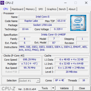 GALLERIA RM5C-R46T,レビュー,感想,口コミ,評価,ブログ,ドスパ,Core i5-14400F,CPU,性能