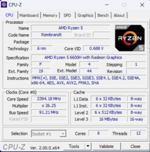 GALLERIA RL5R-G165-5,GALLERIA XL7C-R46-5,Ryzen 5 6600H