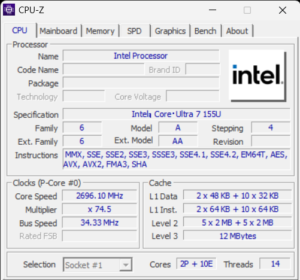 THIRDWAVE DX-M7L,レビュー,価格,評価,性能,ベンチマーク,Core Ultra 7 155U 