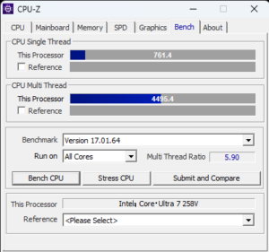 Core Ultra 7,256v,258v,インテル,Intel比較,写真編集,RAW現像,おすすめ,どっち,性能,ベンチマーク,